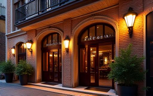 Ingresso elegante di Arcata Ristorante a Roma